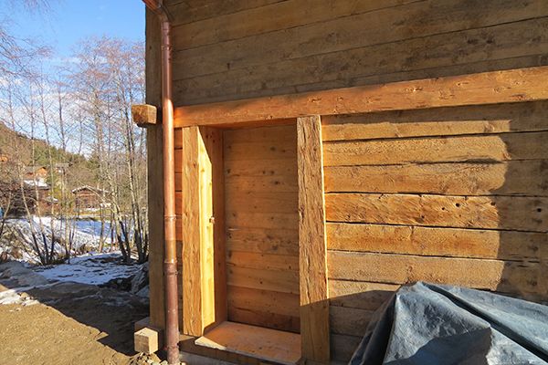 Porte et cadre en bois - Atelier de fanny Jordan